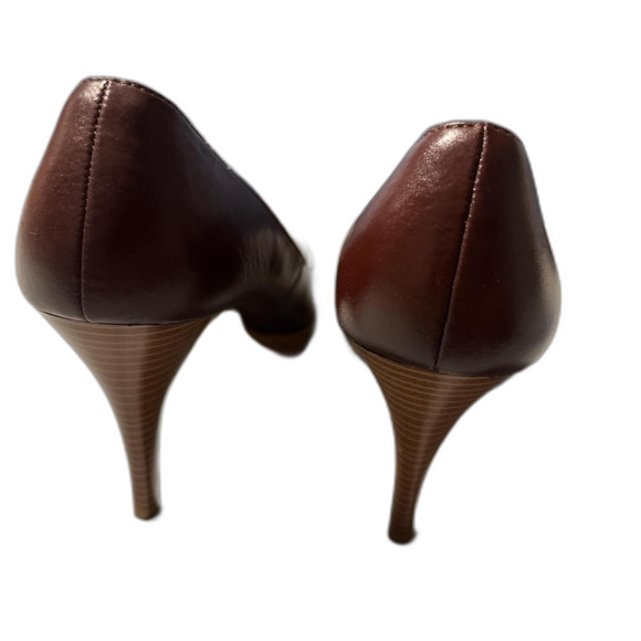 Mossimo Women's Size 9 Burgundy high heels shoes New 2000's Y2k footwear - Picture 4 of 8